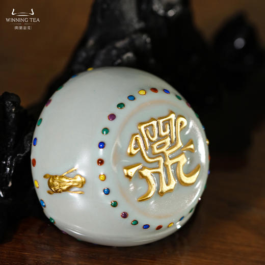 问鼎汝瓷鼎峰系列天青马首七宝战鼓杯 商品图4