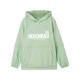 斯凯奇 49.9元  儿童针织套头卫衣  (线上线下同时在售不保证有货，活动款不退不换介意勿拍)  521747 -TY