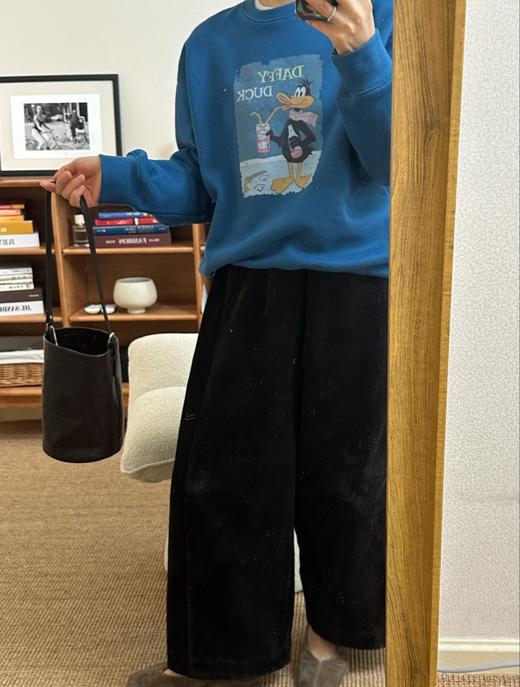 老米优品🎈3-5天！韩代同款《100%棉 🦆达菲鸭减龄加绒加厚卫衣 》韩里韩气，少女感拉满！WY251125A 商品图2