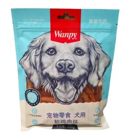 Wanpy宠物零食犬用软鸡肉丝 200g