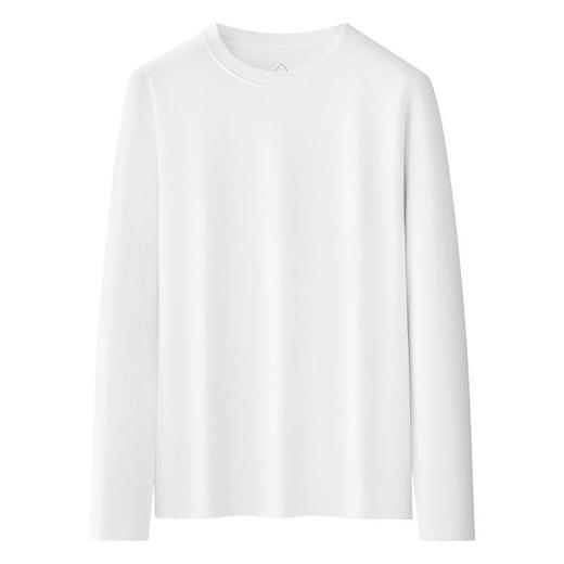 【可机洗鹅绒T】秋冬新款长袖T恤男士防水百搭加绒保暖男士打底衫 商品图4