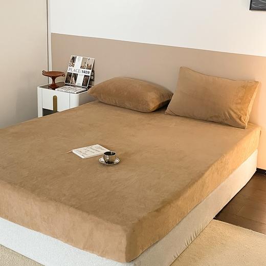 【超柔牛奶绒床笠】牛奶绒床笠秋冬保暖加厚230g超柔绒布单品床笠 商品图6