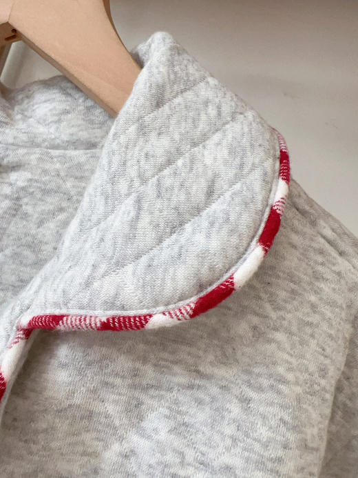 松植屋《苹果》女款空气棉加厚套装冬季空气层夹棉睡衣家居服 商品图3