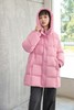 SIA SAYLOR 粉色减龄时尚连帽羽绒服外套 21119 商品缩略图1