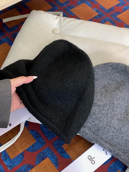 D112513秋冬季氛围感从头开始！女款时尚高级感羊驼毛冷帽 商品图11