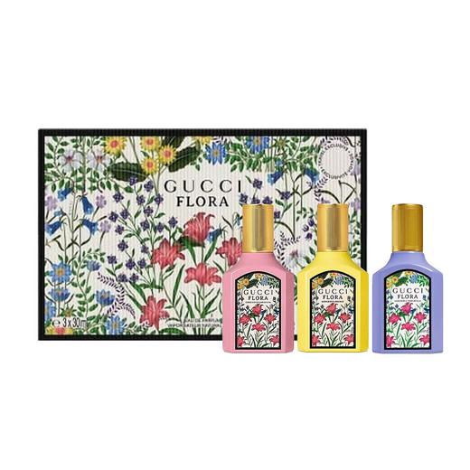 【一口价】Gucci 古驰 绮梦花园EDP香水套盒 30ml*3（木兰+香草兰+栀子花） 商品图0