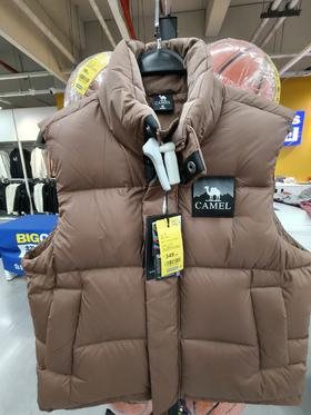 349.9秒杀骆驼中性款面包羽绒马甲（线下同时售卖  不保证有货）613268-CY