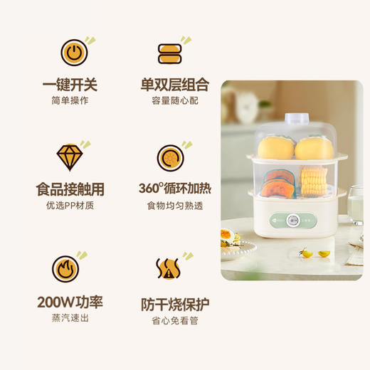 AIYOUTH艾青春多功能蒸蛋器 AI-ZDQ3 商品图1