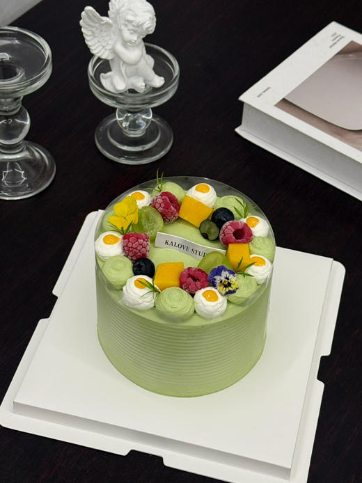 日本柚子抹茶伯爵奶冻蛋糕 商品图0