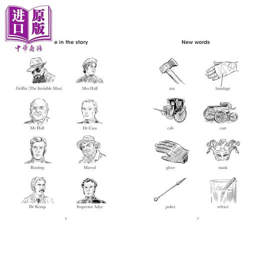 【中商原版】企鹅阅读分级指导4级 隐形人 Penguin Readers Level 4 The Invisible Man 英文原版 分级阅读英语读物 进口图书 商品图2