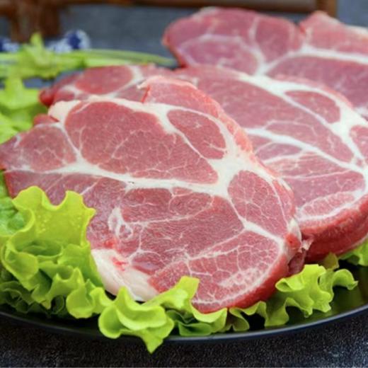 【肥瘦均衡】王明公 大别山散养精品梅花肉 4斤(1斤1袋 单独真空包装) 腴嫩多汁 商品图3