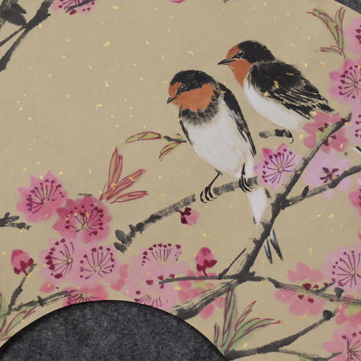 卓愿《含芳》33x66CM 手绘纸本宣纸国画作品 商品图2