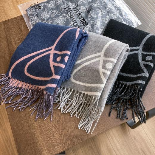 经典爆款 西TAI后土星双面提花保暖围巾披肩 PJ046 商品图1