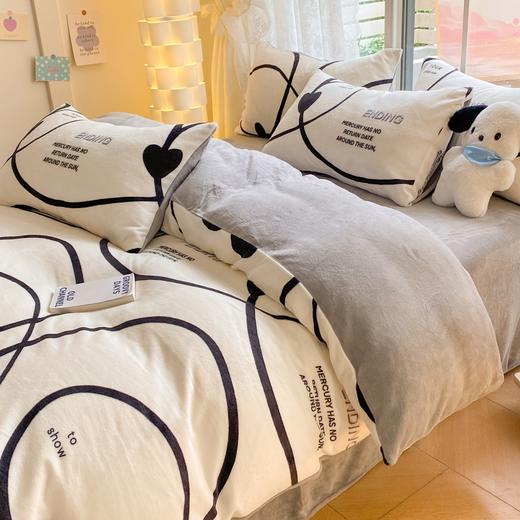 【清仓90元起】【四件套一套约7斤重】200g牛奶绒四件套  【不支持退换货】 商品图5