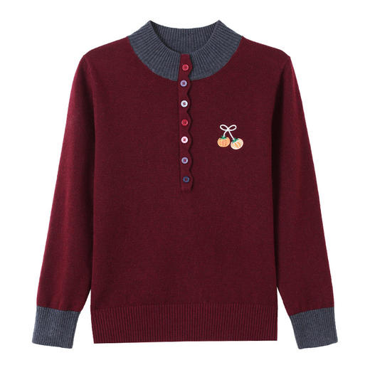 CC半高领毛衣女士秋冬2025新款洋气时尚保暖上衣针织打底衫 商品图4