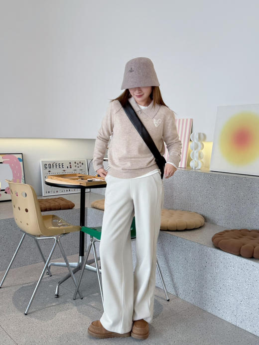 2511404     scuba加绒直筒阔腿裤 商品图7