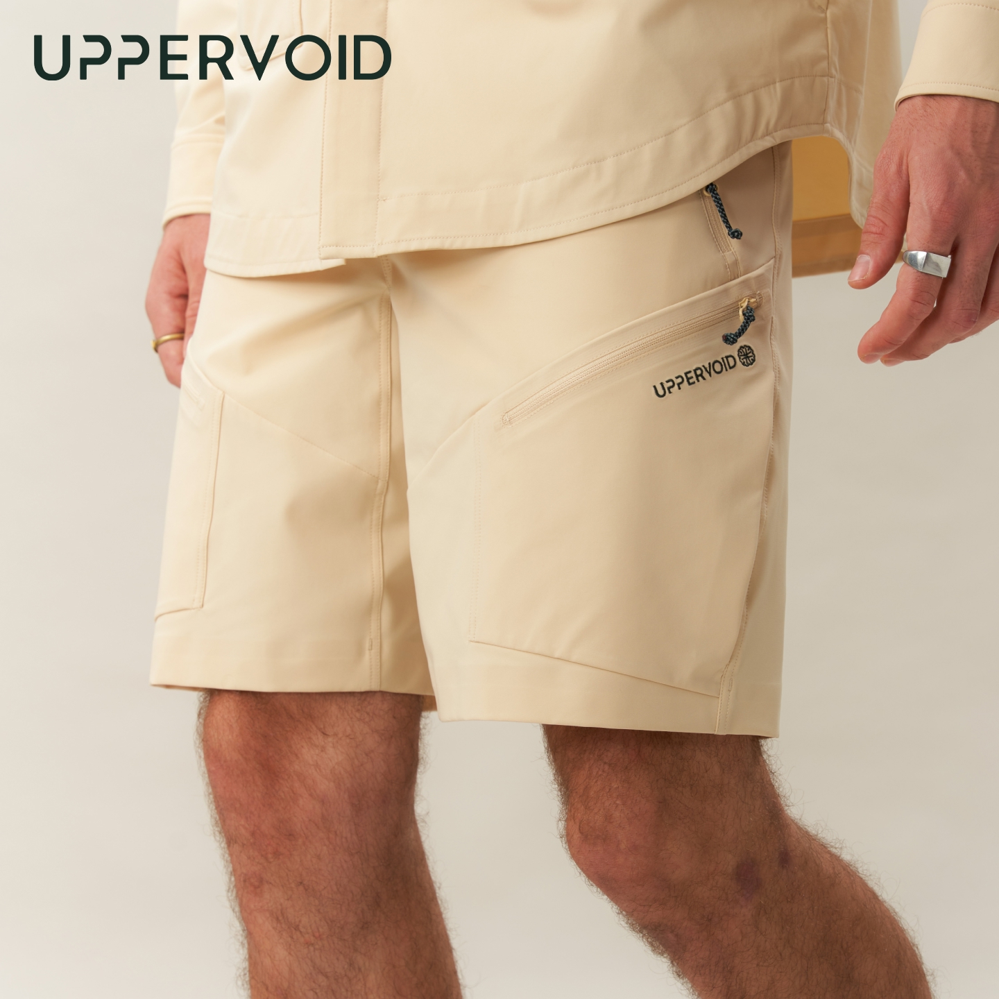 ARUVAL速干短裤户外运动轻量化多口袋凉感男UPPERVOID二普纬度