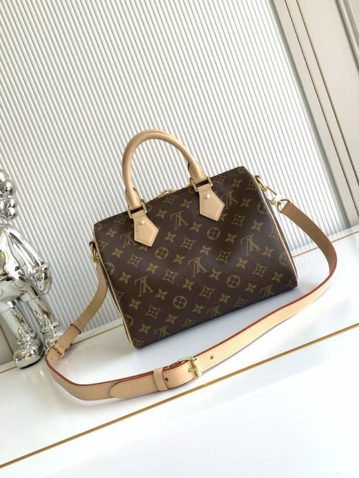 秋冬特惠💰1220 渠道级LV【全钢五金 变码芯片】te级LV 全套包装 M41113老花枕头包 升级版 SPEEDY 25 手袋 商品图2