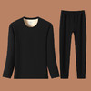 【YW】无忧购内条纹保暖内衣套装成人打底衫彩棉天鹅绒羊毛蚕丝秋衣秋裤（截单后3-5天发货) 商品缩略图12