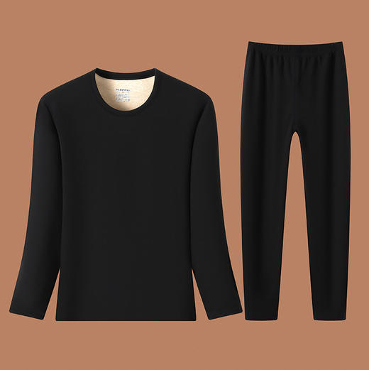 【YW】无忧购内条纹保暖内衣套装成人打底衫彩棉天鹅绒羊毛蚕丝秋衣秋裤（截单后3-5天发货) 商品图12