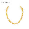 GAONAS 仿珍珠项链 时尚经典12mm金色珠项链11786XGO 商品缩略图0