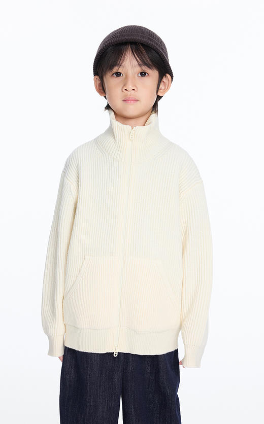 jnby  25年冬款  短款开襟毛衫  1PA310400 商品图5