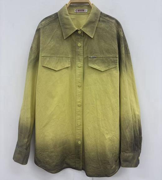 NC翻领渐变色单口袋长袖衬衫50707（紫）秋季253011070321 商品图1