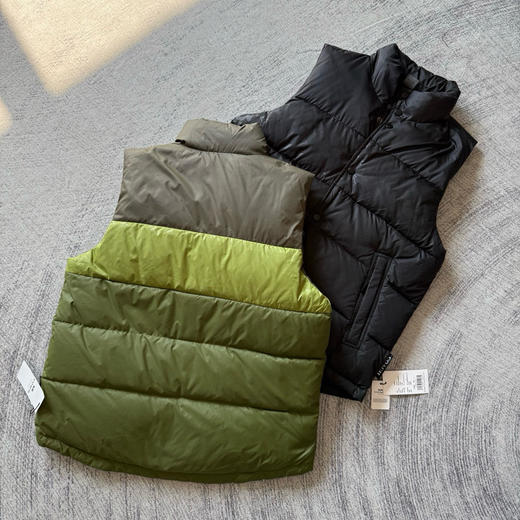 D112544男士双面拼色立领羽绒背心休闲叠穿保暖 商品图3