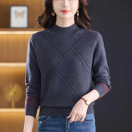 CC打底衫2025新款洋气冬装上衣内搭宽松短款显瘦保暖毛衣女 商品图3