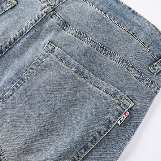 gxg.jeans男装【莱赛尔】25年夏新款复古水洗牛仔裤休闲直筒裤男士牛仔长裤K&C 商品图7