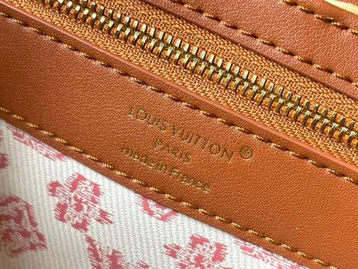 秋冬特惠💰1600 渠道级LV 新品 te级LV 动态芯片 M26025/M48865棕色编织印花竹篮 商品图5