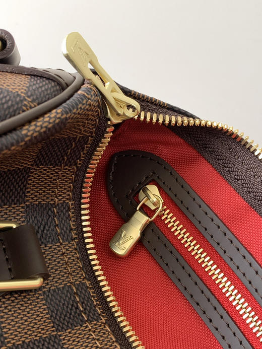 秋冬特惠💰1220 渠道级LV【全钢五金 MB163c01变码芯片】te级LV 全套包装 M41368咖啡格 商品图8