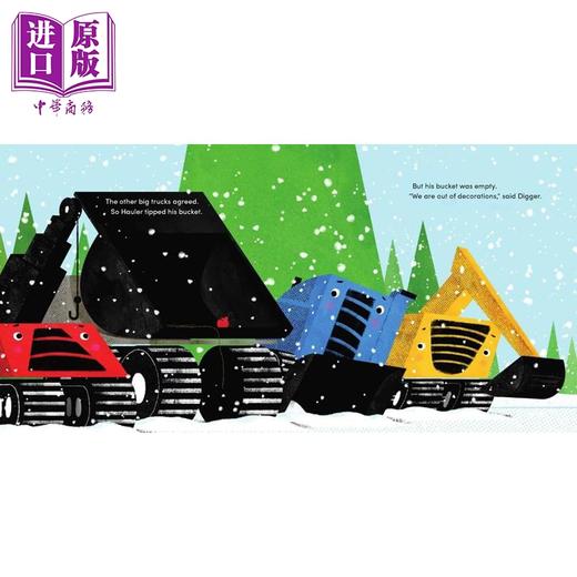 预售 【中商原版】挖掘机与圣诞树 The Digger and the Christmas Tree 英文原版 圣诞节主题儿童绘本 图画故事书 进口童书礼物书 商品图2