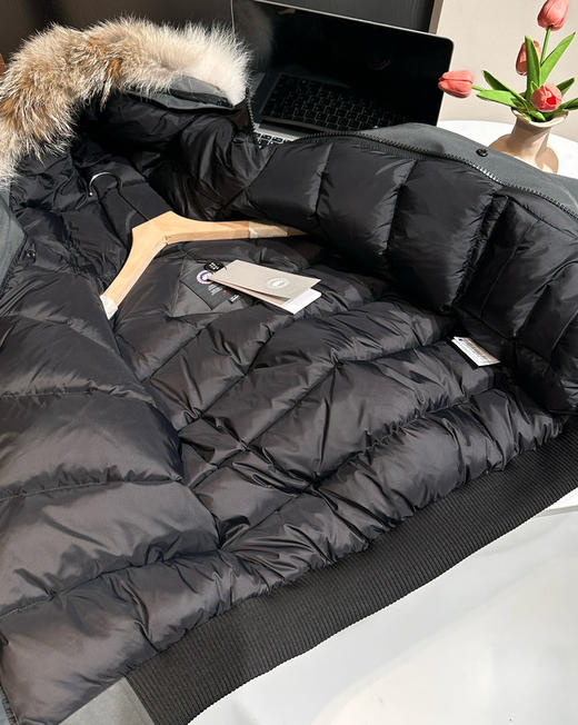 大鹅𝐂𝐡𝐢𝐥𝐥𝐢𝐰𝐚𝐤𝐞派克羽绒服飞行夹克羽绒服112402 商品图12