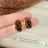 复古豹纹设计轻奢个性银针耳环-纪念日百货门店同款168046563 商品缩略图1