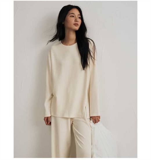 【多妈团购 爱慕同款海藻纤维睡眠衣一套 】添加棉43.4%，含海藻原纱纤维，双面磨毛，手感松软巨柔软！巨亲肤！穿上舍不得脱-连横 商品图4