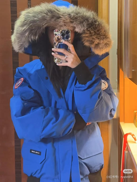 大鹅𝐂𝐡𝐢𝐥𝐥𝐢𝐰𝐚𝐤𝐞派克羽绒服飞行夹克羽绒服112402 商品图5