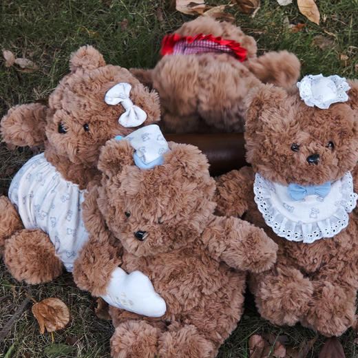 25cm眼罩小熊玩偶公仔毛绒玩具生日礼物毛绒公仔-纪念日百货门店同款167796469 商品图3