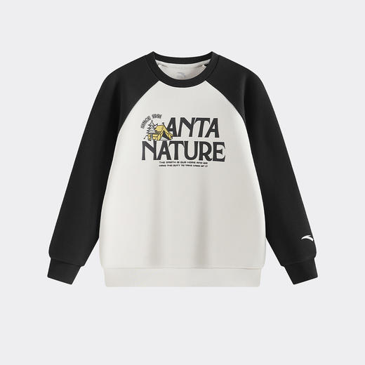 ANTA/安踏秋季新款男大童户外时尚休闲运动针织套头衫352546724U 商品图0