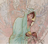 独角鹿西洋古董1896年法国出品版画作品《四季 Les Quatre Saisons》 商品缩略图11