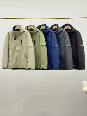 D112515软壳三合一户外休闲衣运动外套男女内胆冲锋衣