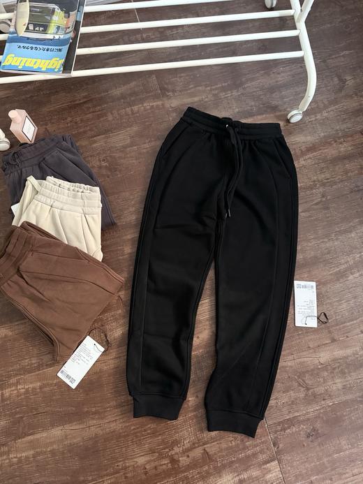 D112566男女同款高腰宽松运动裤冬款加绒裤 商品图6