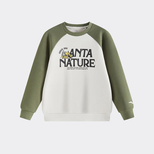 ANTA/安踏秋季新款男大童户外时尚休闲运动针织套头衫352546724U 商品图2