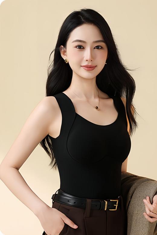 瑞士军工SWISS MILITARY羽绒提拉加厚固定杯保女士暖杯背心13260 商品图8