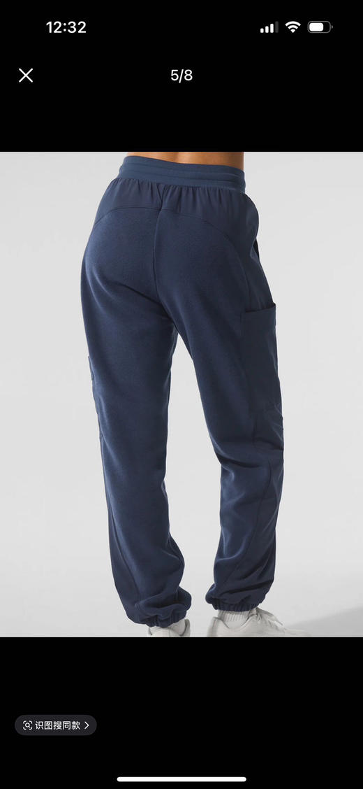 【秒杀价已调 直接拍】ALO 摇粒绒 拼接 保暖 工装 运动裤 可甜可咸的一款百搭裤 商品图6