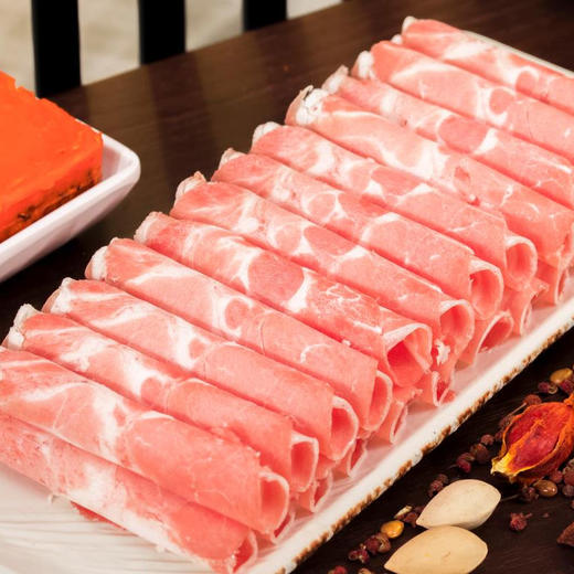 【纹理清晰】羔羊部落 羊肉卷 250g*4包 满口留香 商品图4