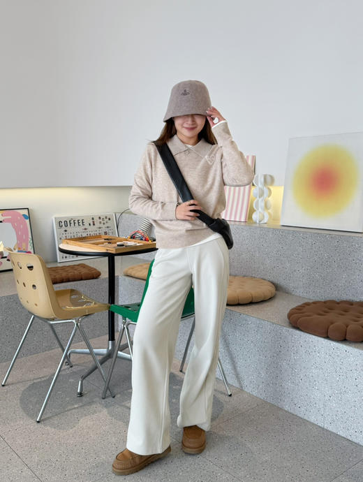 2511404     scuba加绒直筒阔腿裤 商品图3