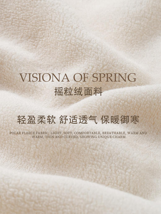 【摇粒绒面料轻盈柔软❗️舒适透气保暖御寒】特厚羊羔绒外套卫衣女秋冬2025新款双面绒连帽小个子开衫加绒上衣。ja 商品图2