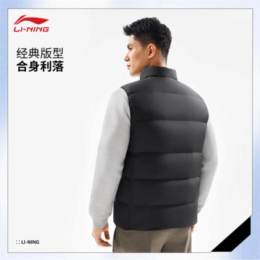 李宁男子90%鸭绒羽绒马甲AMRV037 商品图1