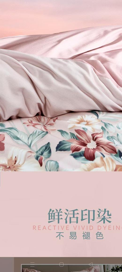 【富安娜】B座7F聚温暖床单四件/樱之漫舞 商品图2